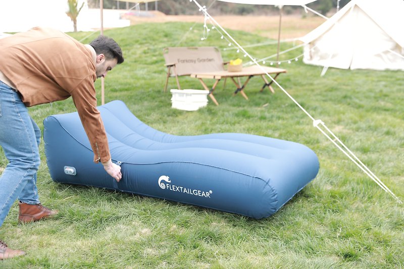 LOUNGER GS1 / One-Key Automatic Inflatable Lounger - Camping Gear & Picnic Sets - Other Materials Blue