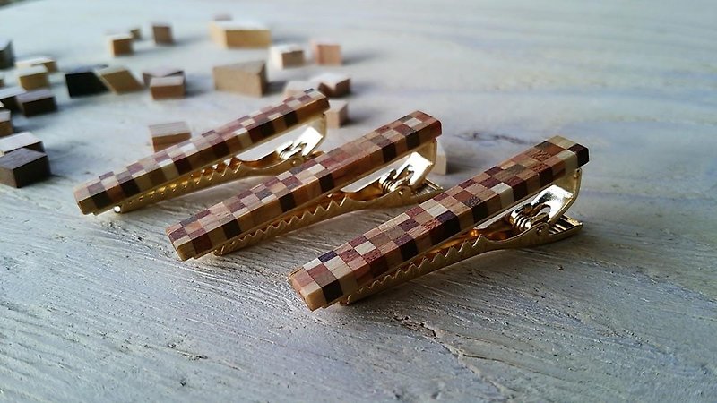 Parquet tie pin ② - Other - Wood Brown