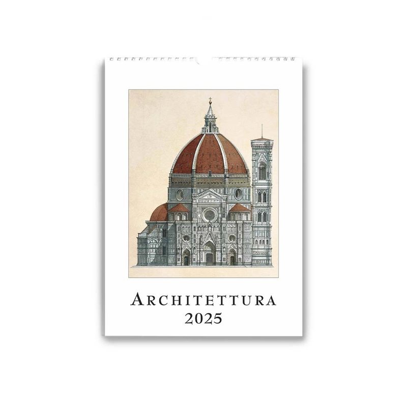 Italy IFI 2025 Annual Calendar/Wall Calendar (L) Architecture (please message before placing order) - Calendars - Paper Multicolor