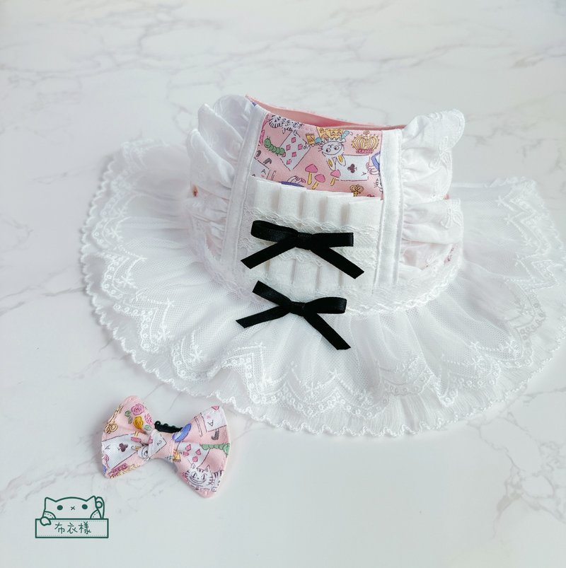 *布衣樣*女僕公主風寵物領巾寵物衣服 - 寵物衣服 - 棉．麻 