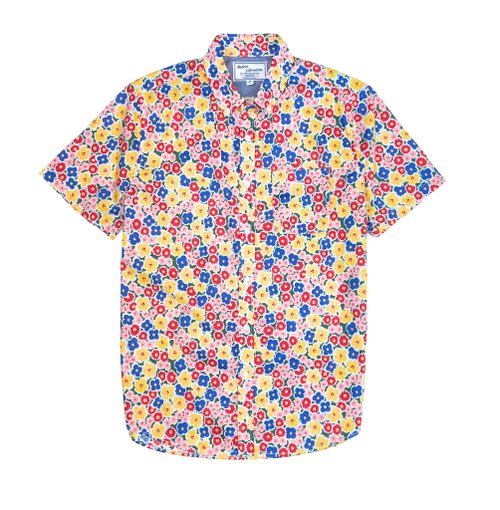 Modern Liberation Men's Color Flower Shirt 男裝彩色花襯衫 - 粉紅色