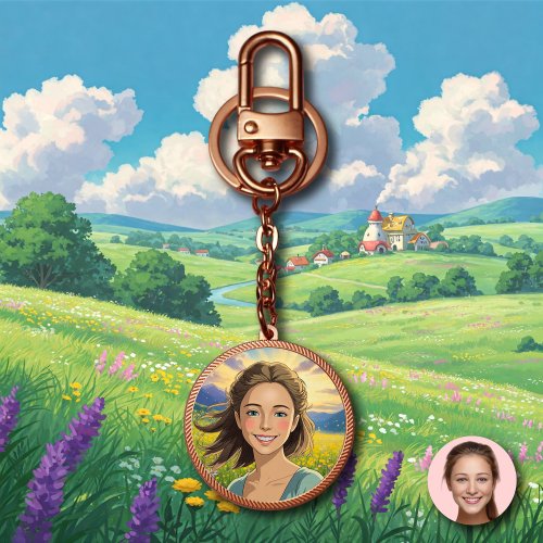 befans ~ OneMe Deco 【客製】OneMe金屬吊飾鑰匙圈~訂做最美的她~吉卜力風