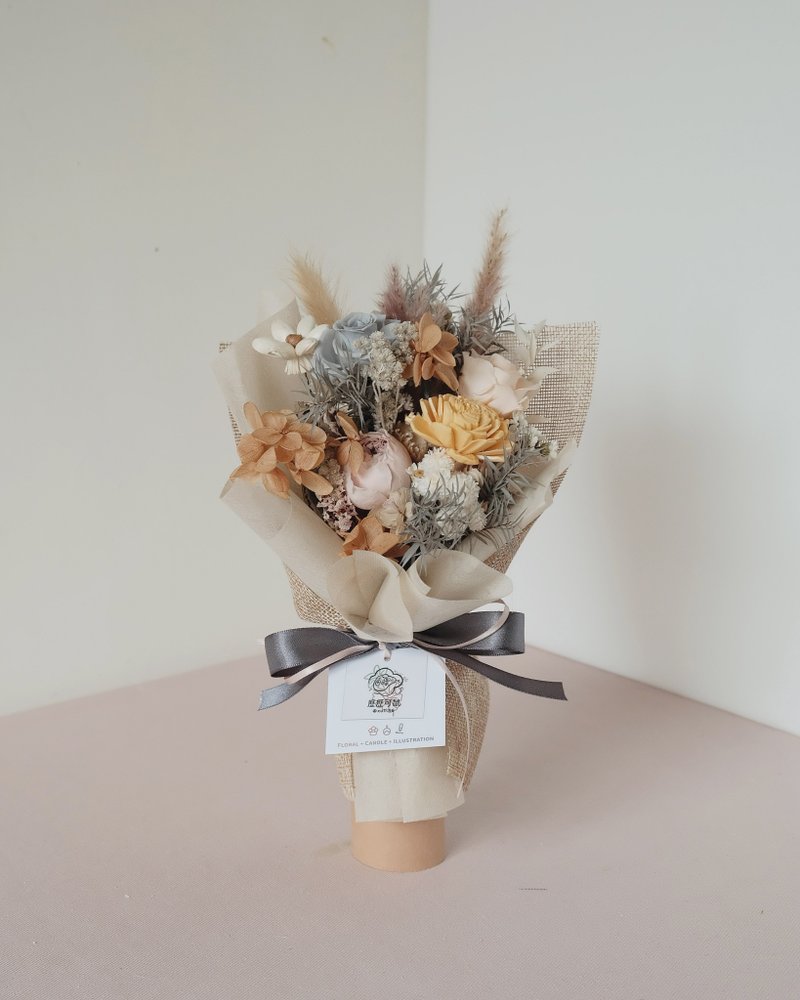 xuli.96 Preserved Flower Gift Box Bouquet Breeze Summer Valentine's Day Bouquet - Dried Flowers & Bouquets - Plants & Flowers 