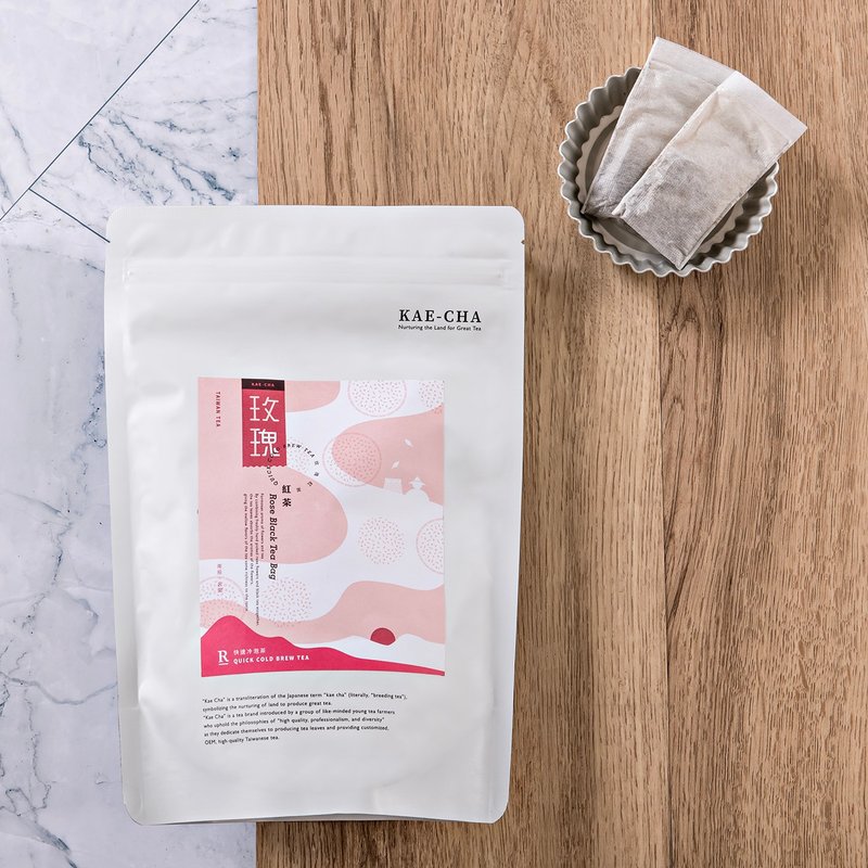 Rose Black Tea Bag - ชา - อาหารสด ขาว