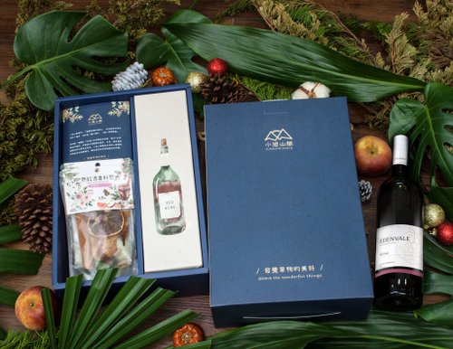 小旭山脈 熱紅酒香料包+無酒精葡萄飲禮盒