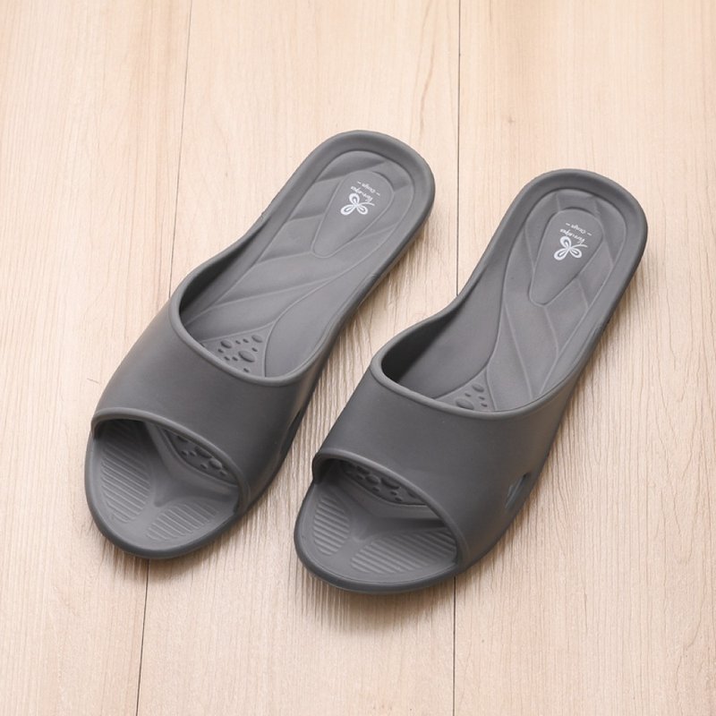 [Venonica] Repurchased Fragrance Comfortable Indoor Slippers - Grey - รองเท้าแตะในบ้าน - พลาสติก 