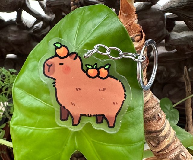 Capybara Acrylic Keychain