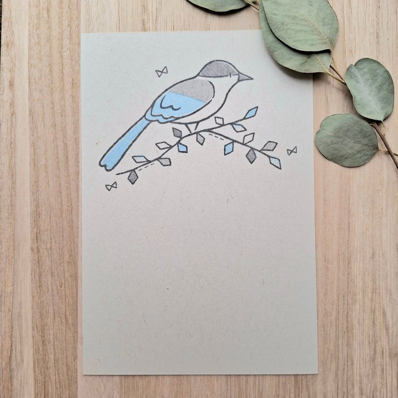 明信片 喜鵲 - 卡片/明信片 - 紙 