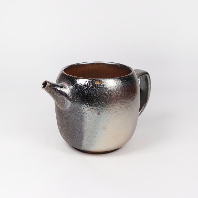 明芽窯 l 柴燒曜黑金彩茶海 - 茶壺/茶杯/茶具 - 陶 多色