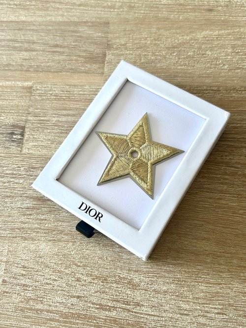 LA LUNE Vintage 日本鑑證古董品選物店 日本中古二手 CHRISTIAN DIOR 星星燙章連原裝盒子