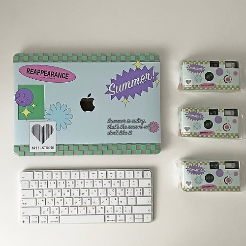 APEEL STUDIO 夏季棋盤格 MacBook 全包防刮保護殼 APEEL STUDIO