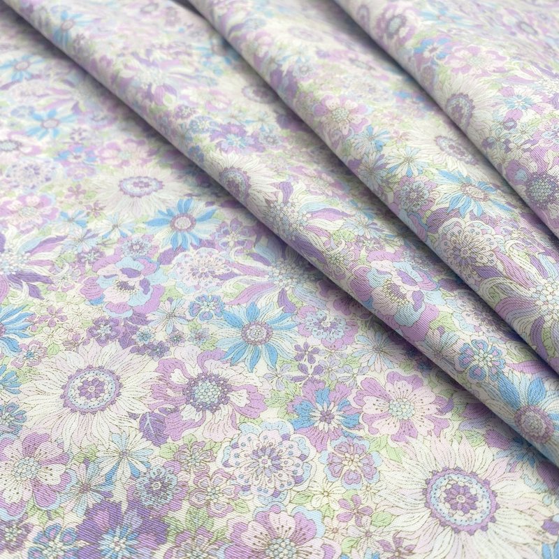 Made-to-order sales of cloth liners and menstrual cloth napkins. We will make it in your favorite size. Menstrual menstrual pain sunny garden purple - Feminine Products - Cotton & Hemp Multicolor