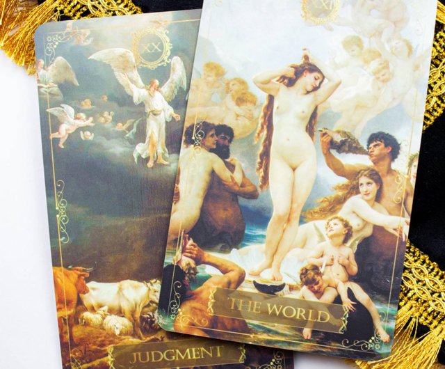 Amazon | リバイバルアートタロットカード, 78枚セット, 絵画の