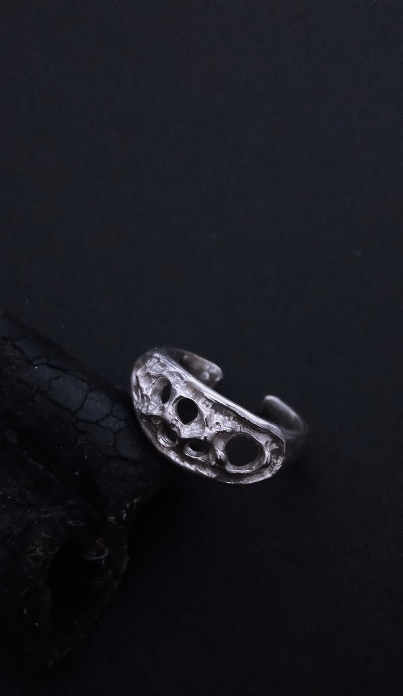 Etching texture silver ring - แหวนทั่วไป - เงินแท้ 