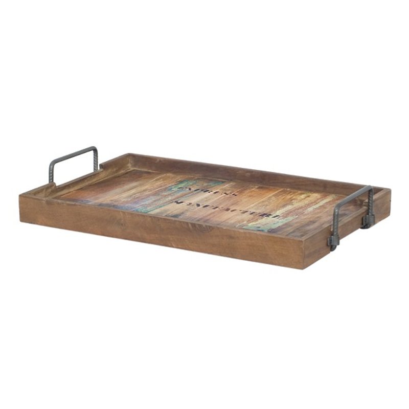 Ferum square tray - Storage - Wood Brown