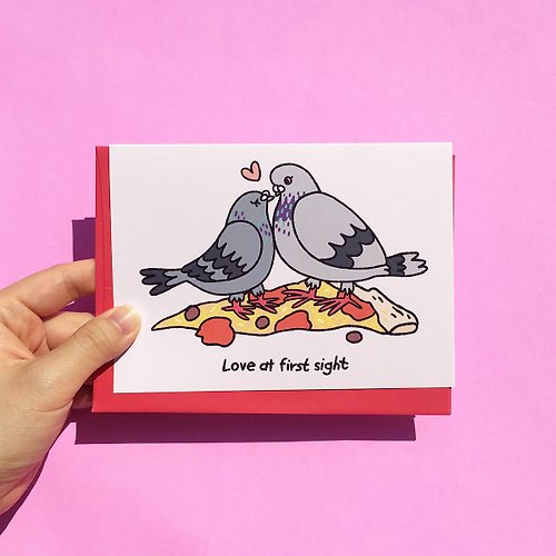pinghattastudio Greeting Card - Love at First Sight