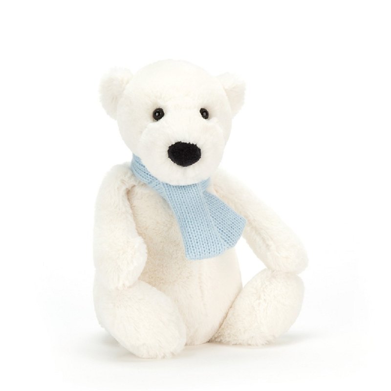 Bashful Winter Polar Bear 北極熊 24公分 - 公仔模型 - 聚酯纖維 白色