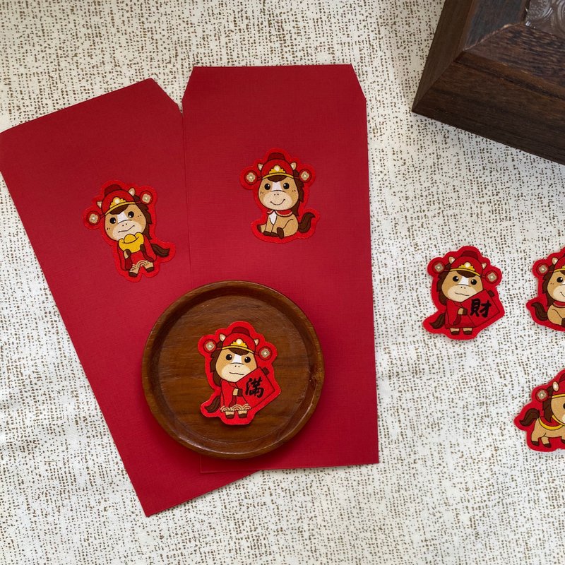 財神馬到來///歡喜自由貼 紅包袋 - 紅包袋/春聯 - 紙 紅色
