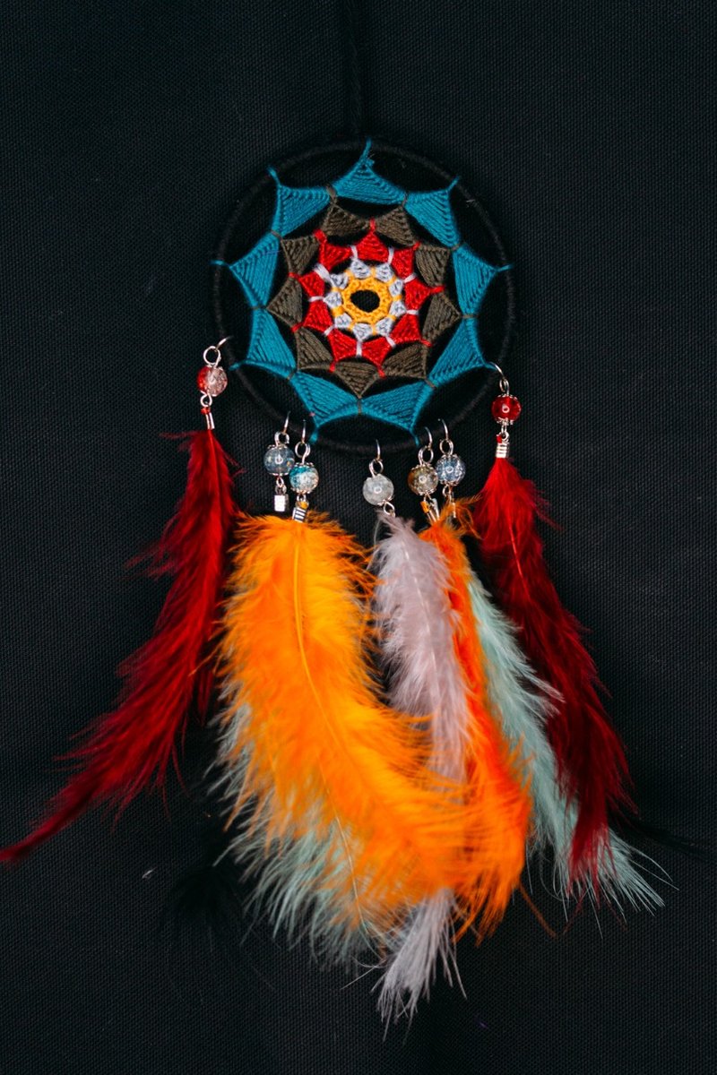 Handmade Dreamcatcher - 【Matching - Ancient Totem】 - Items for Display - Other Materials Multicolor