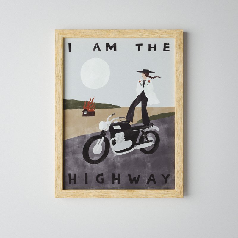 I am the Highway I am the Highway-Print/Poster - Posters - Paper Khaki