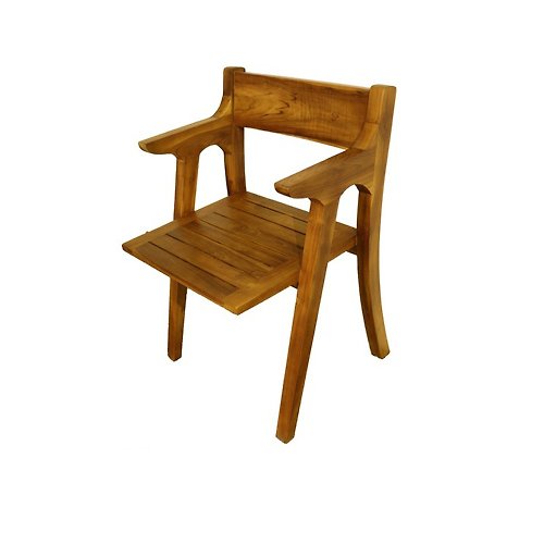 吉迪市 JatiLiving 【吉迪市100%全柚木家具】RPCH016B 柚木原木餐桌椅 休閒椅 椅子
