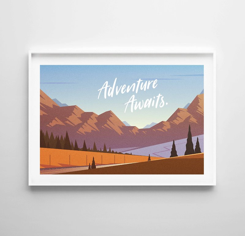 Adventure Awaits Customizable Posters - ตกแต่งผนัง - กระดาษ 