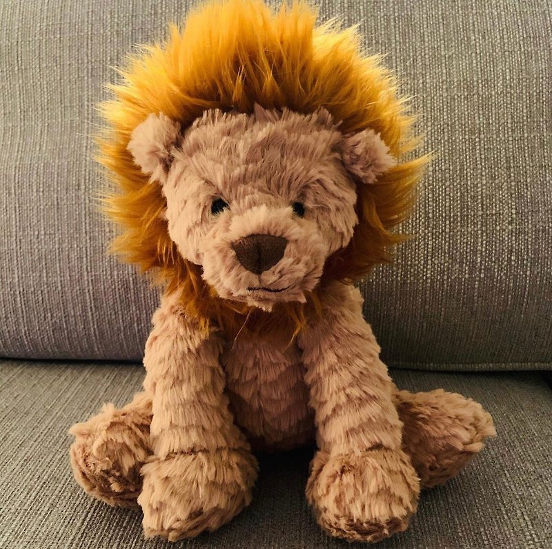 Jellycat Fuddlewuddle Lion 23cm - ตุ๊กตา - เส้นใยสังเคราะห์ สีนำ้ตาล