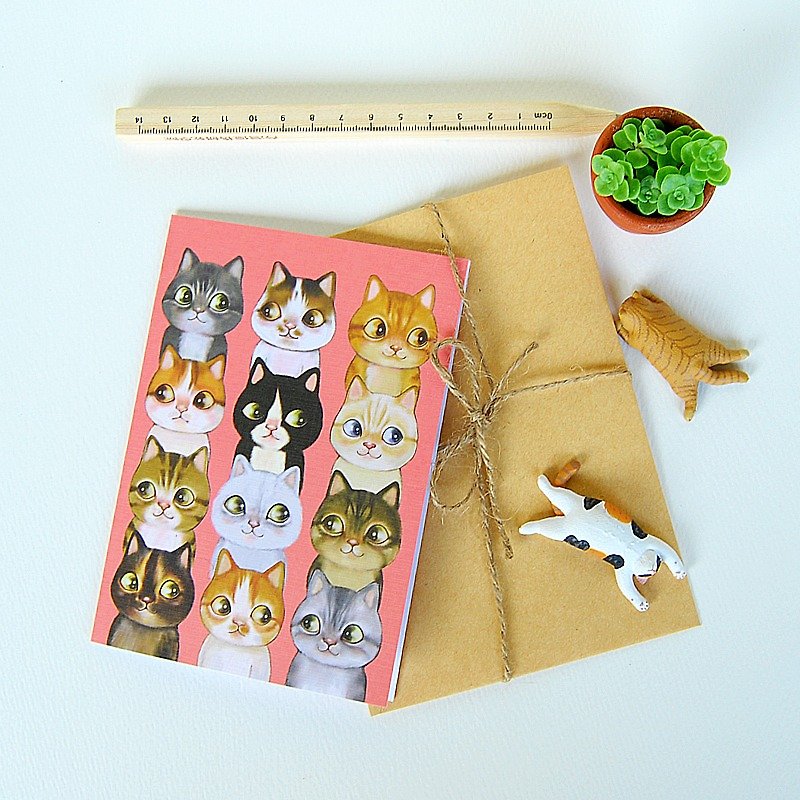 Fish cat/card - Cards & Postcards - Paper Red