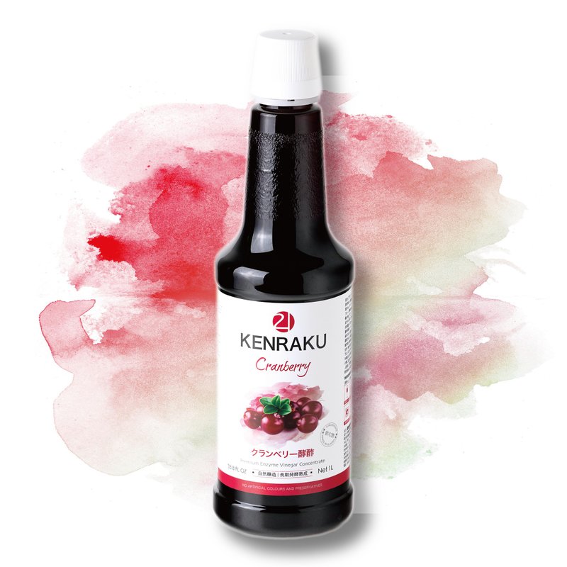 Cranberry fermented vinegar natural pure brewing long-term fermentation - Vinegar & Fruit Vinegar - Plastic Purple