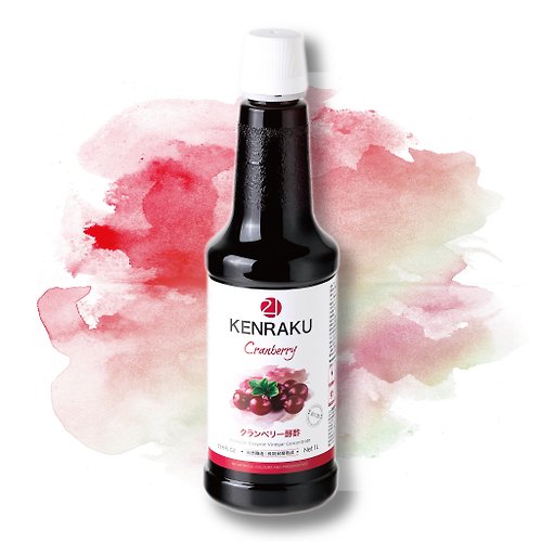KENRAKU21 健樂酵酢 蔓越莓酵酢 天然純釀造 長時發酵熟成