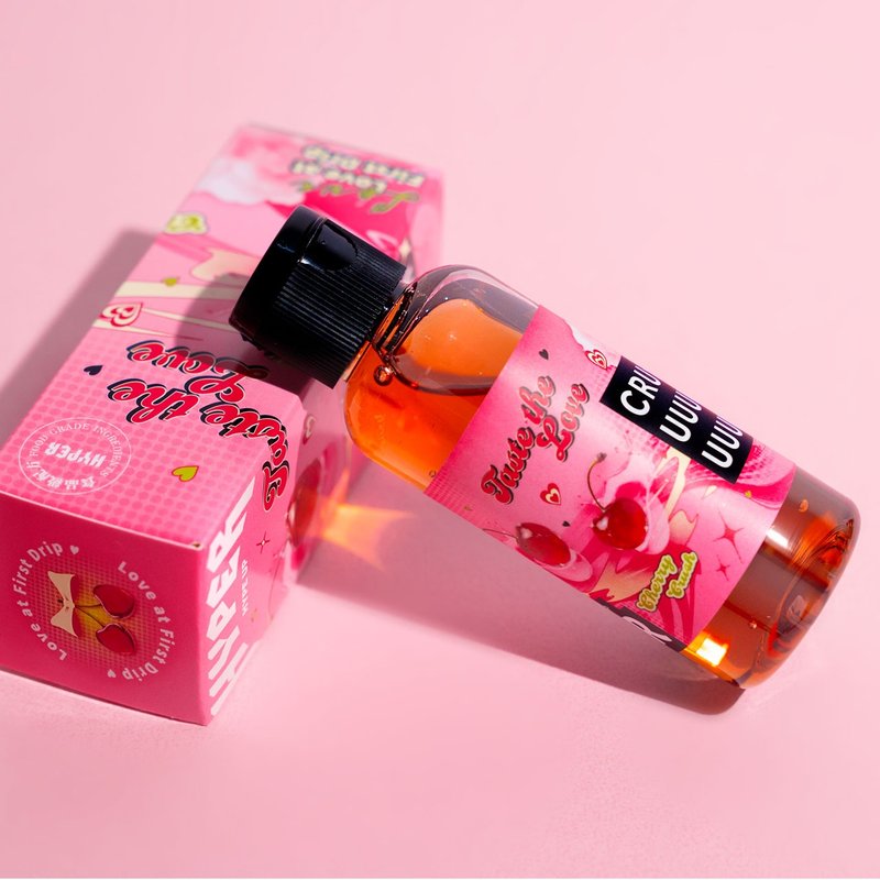 【口交潤滑液】HYPER愛戀櫻桃口味潤滑液 50ml 可食用 情趣 七夕 - 情趣用品 - 濃縮/萃取物 粉紅色
