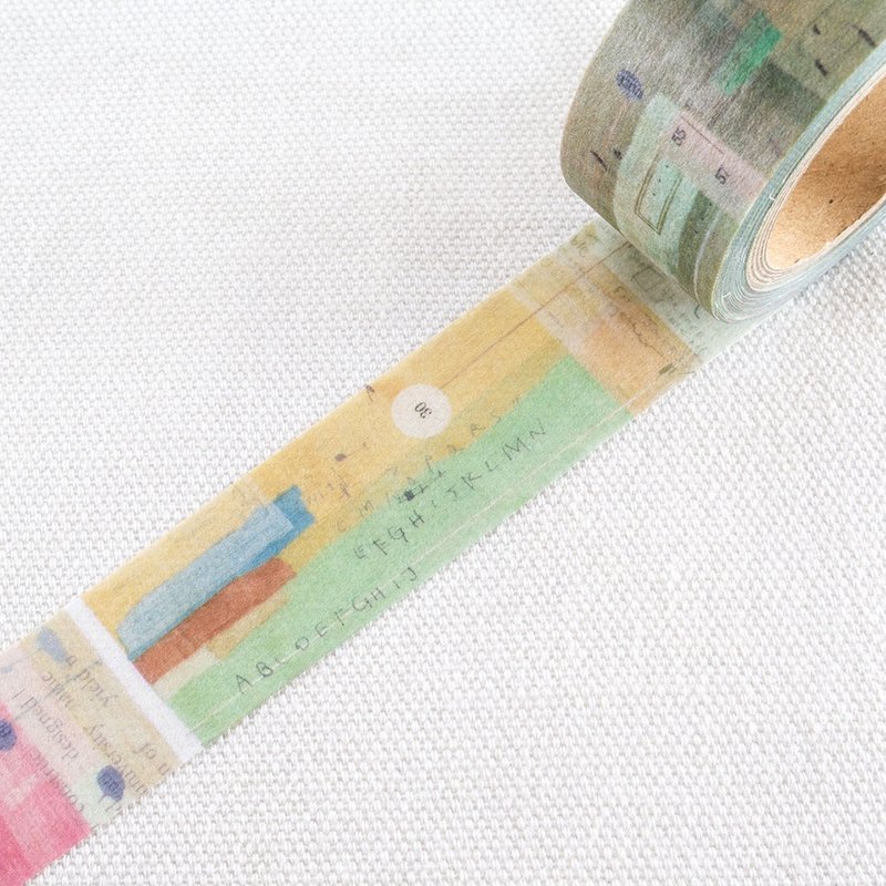 Chamilgarden and paper tape-February (MTW-CH342) - มาสกิ้งเทป - กระดาษ สีเขียว