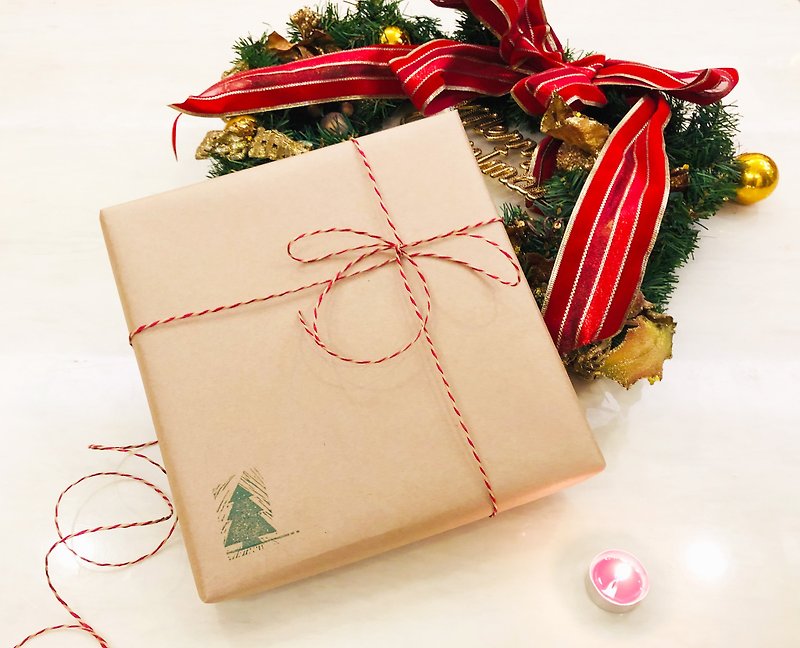 心温まるクリスマスパーティー!!ホラーポークファン-クリスマスギフトバレットパッケージサービス（追加購入）！ - ボードゲーム・玩具 - 紙 カーキ