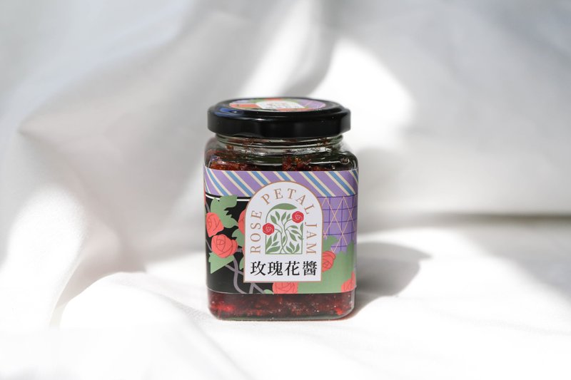 Rose Secret Taiwanese organic rose petal jam/rose stuffed x large jar - Jams & Spreads - Fresh Ingredients Purple