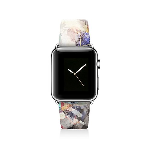 Decouart Apple watch band 真皮手錶帶不銹鋼手錶扣 38mm 42mm S022
