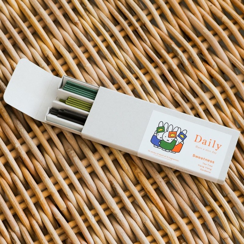 【Daily Sweetness】Awajishima Incense_Miffy Limited Edition - 香氛/精油/擴香 - 濃縮/萃取物 卡其色