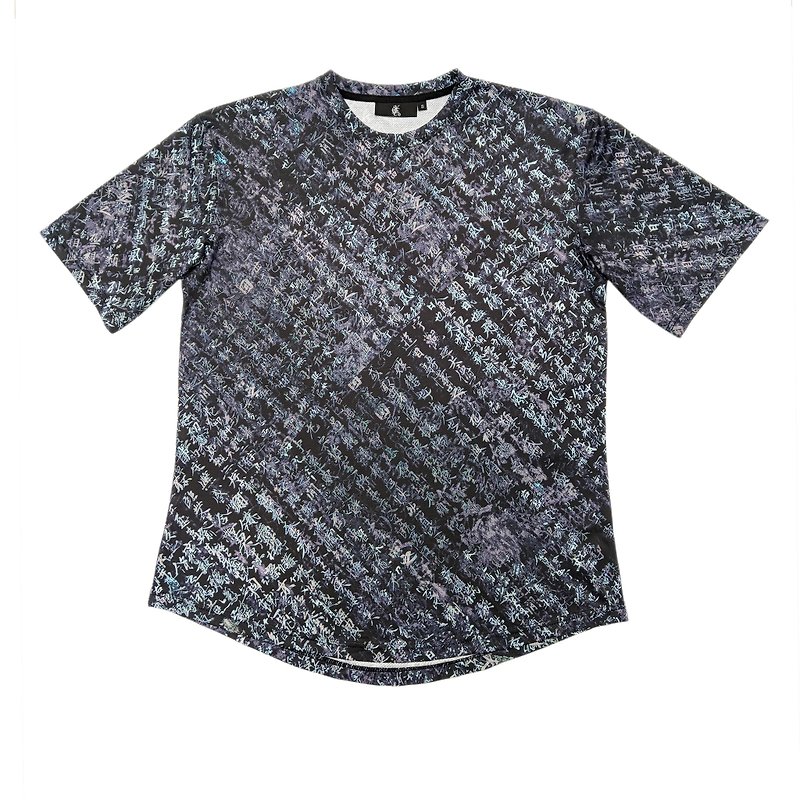 半袖Aバージョン - Tシャツ メンズ - ポリエステル ブラック
