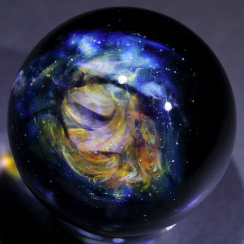 47mm 宇宙ガラスマーブル - オブジェ no.M173 - ショップ Star