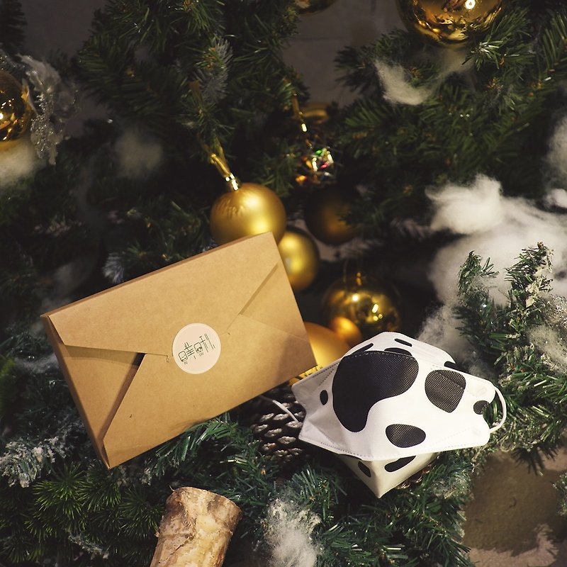 [2023 Christmas Gift Box] Chirp Mask-Dairy Chirp Style 30pcs/8 piece gift/ - หน้ากาก - คาร์บอนไฟเบอร์ ขาว