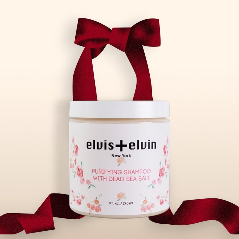 【elvis+elvin】New York Sea Salt Rose Clarifying Shampoo - แชมพู - วัสดุอื่นๆ ขาว