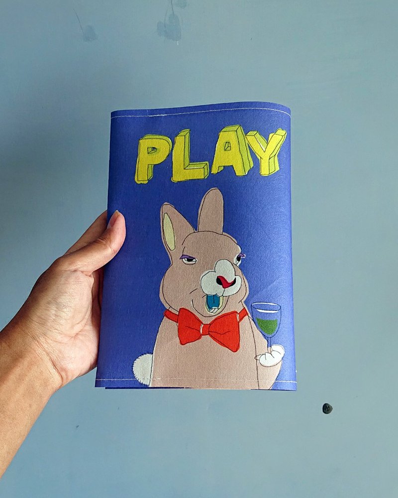 PLAYBOY 兔子 書衣 - 書衣/書套 - 棉．麻 