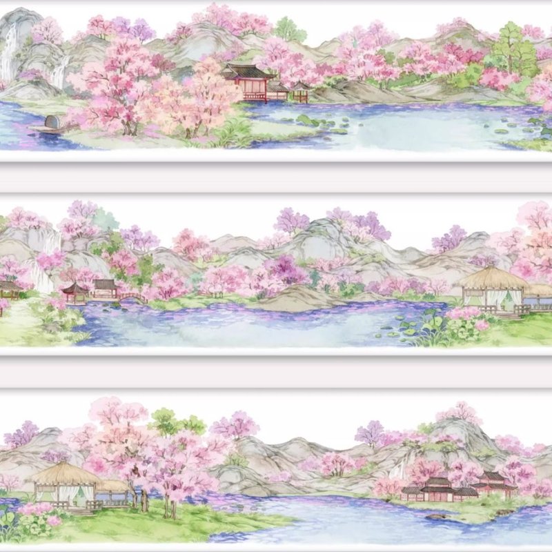 [Pre-sale] Spring and New Year Japanese paper/PET tape - Washi Tape - Other Materials 