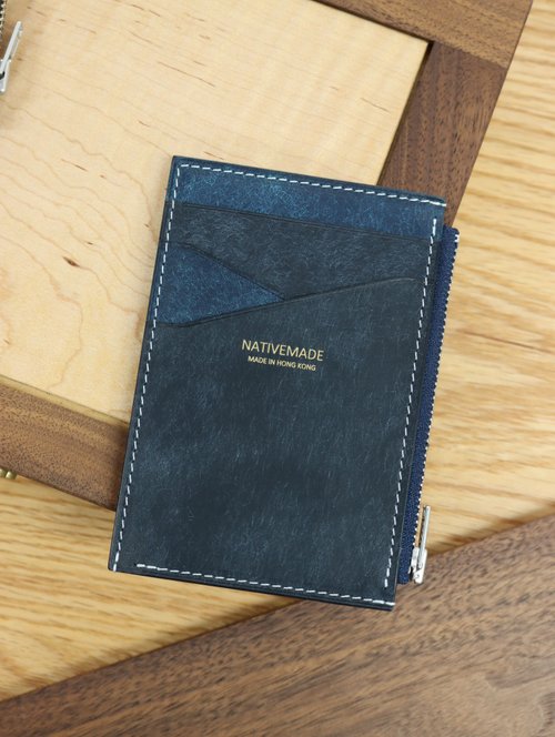 Nativemade HK 義大利皮革卡套散銀包 Zip Wallet Pueblo 短夾 錢包 皮夾