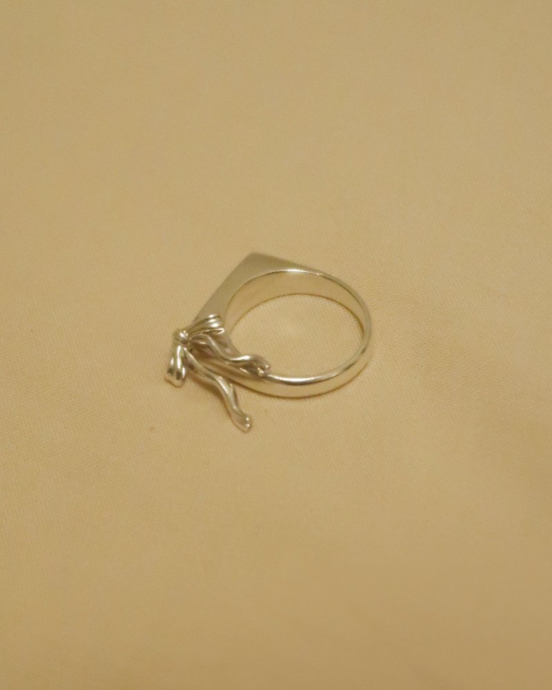 cake sterling silver ring - แหวนทั่วไป - เงินแท้ สีเงิน