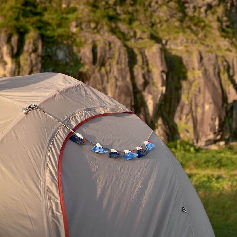 山系列掛繩 - 野餐墊/露營用品 - 棉．麻 藍色