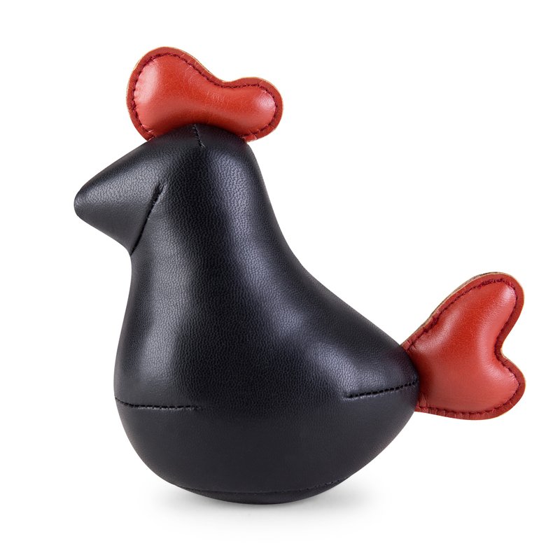 【紙鎮】雞 Iger 皮革動物擺飾 生肖禮 生日禮 - 擺飾/家飾品 - 人造皮革 多色
