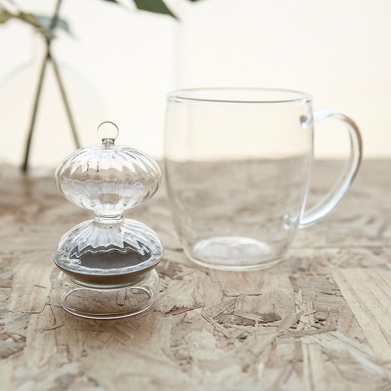 ふゆんまろやかな茶碗+ 400cc茶碗 - 急須・ティーカップ - ガラス 透明