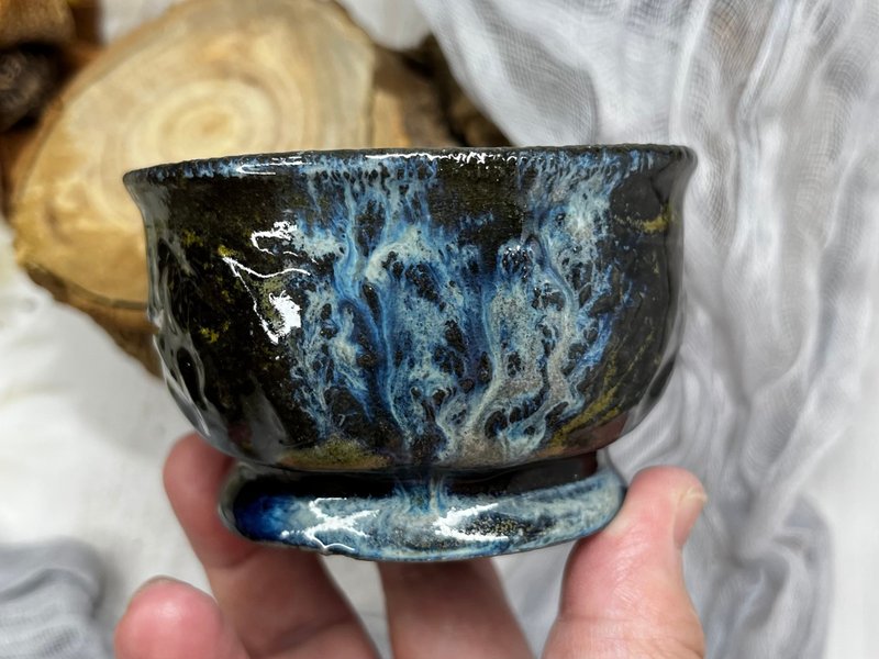 手作 手捏陶 柴燒主人杯 茶碗 茶杯 - 茶壺/茶杯/茶具 - 陶 