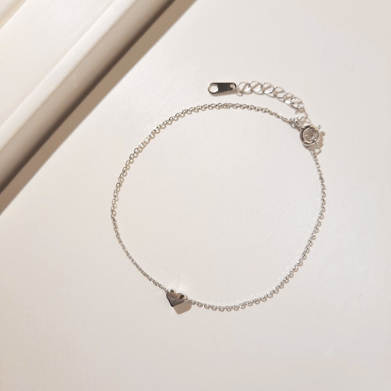 純銀 手鍊/手環 銀色 - 【禮物】小心機 純銀手鍊|輕珠寶|925銀