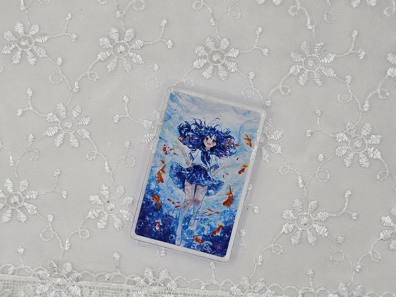 Girl in the Sea acrylic photo card - 吊飾/掛飾 - 壓克力 